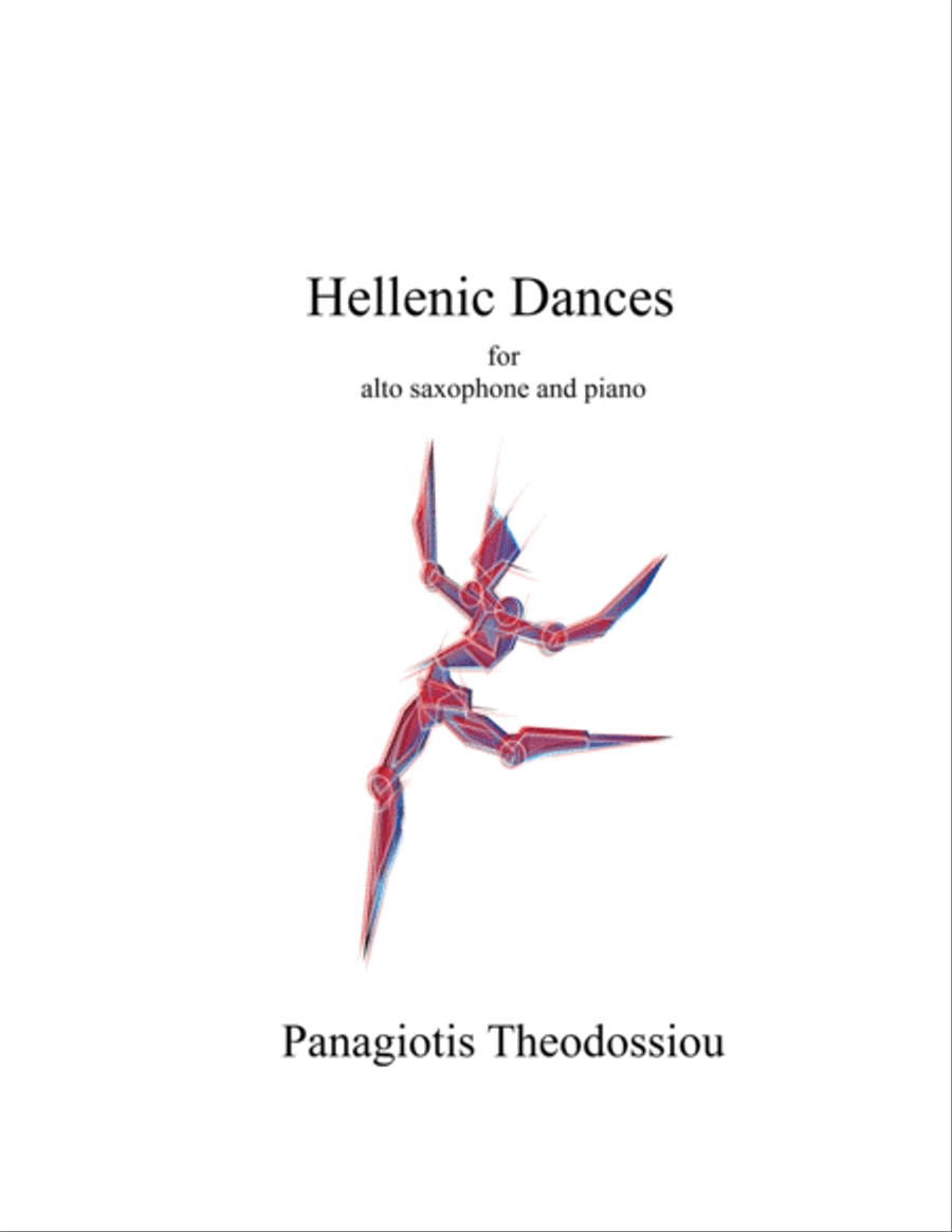 Hellenic Dances (alto sax version) Alto Saxophone scores gallery preview page 1