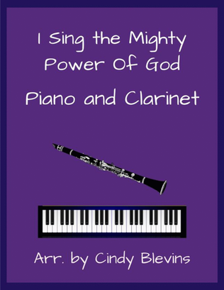 Book cover for I Sing The Mighty Power of God, for Piano and Clarinet