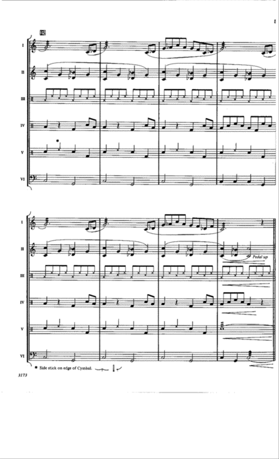 The Winding River Percussion Ensemble scores gallery preview page 5