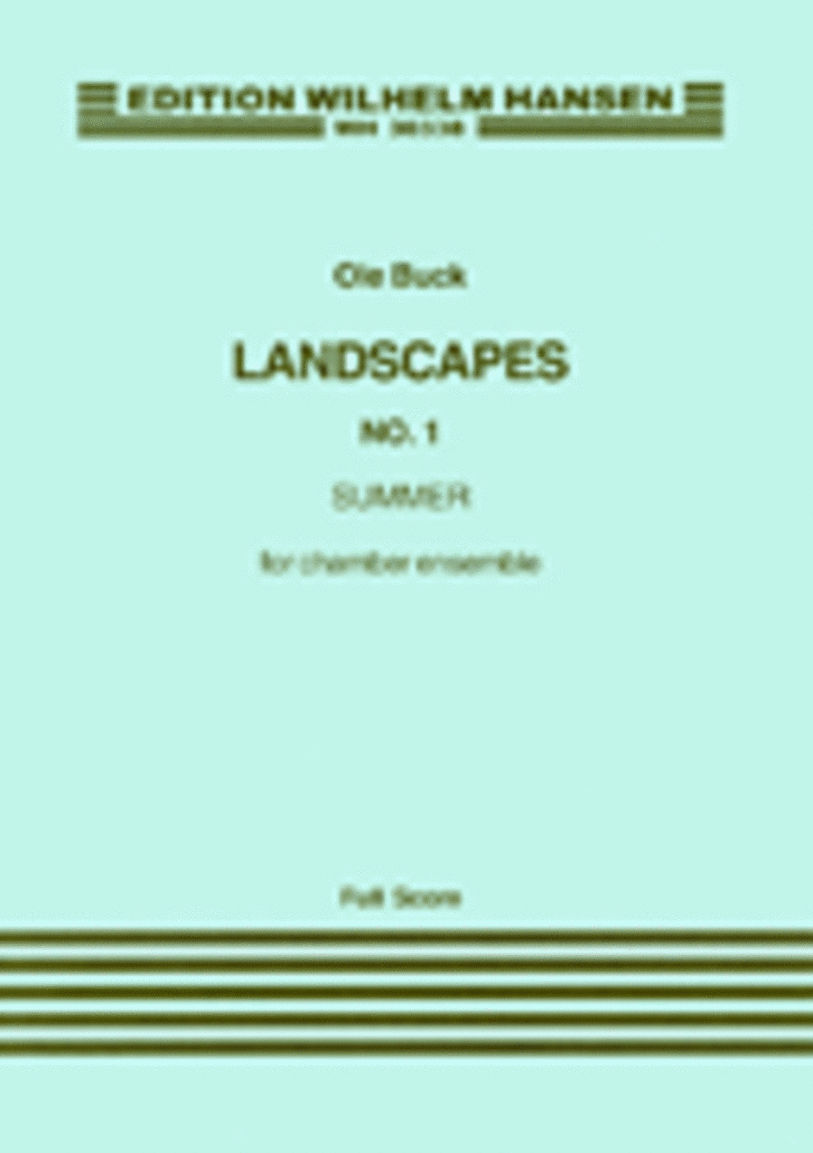 Landscapes No. 1 - Summer Score scores gallery preview page 1