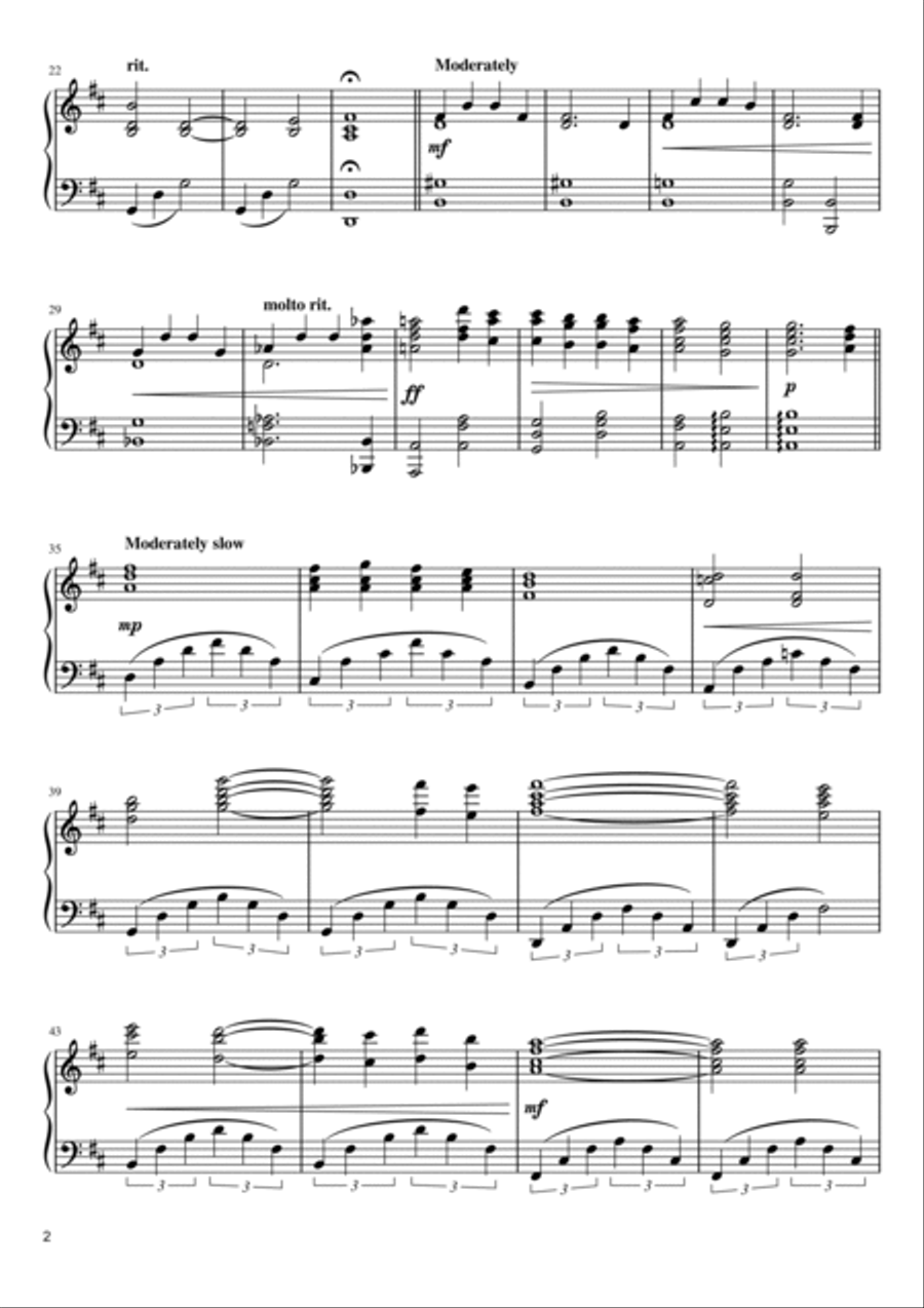Once Upon A Time In The West Piano Solo scores gallery preview page 2