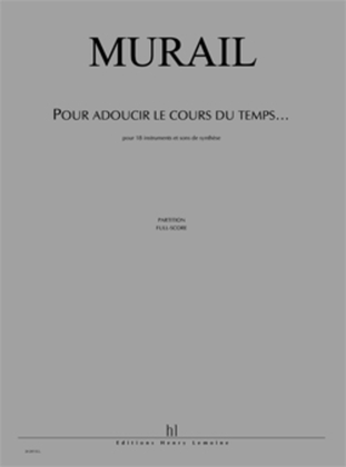 Book cover for Pour Adoucir Le Cours Du Temps