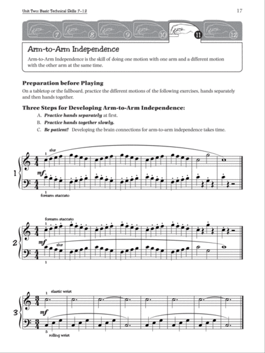 Pathways to Artistry Technique, Book 1 Piano Method scores gallery preview page 2
