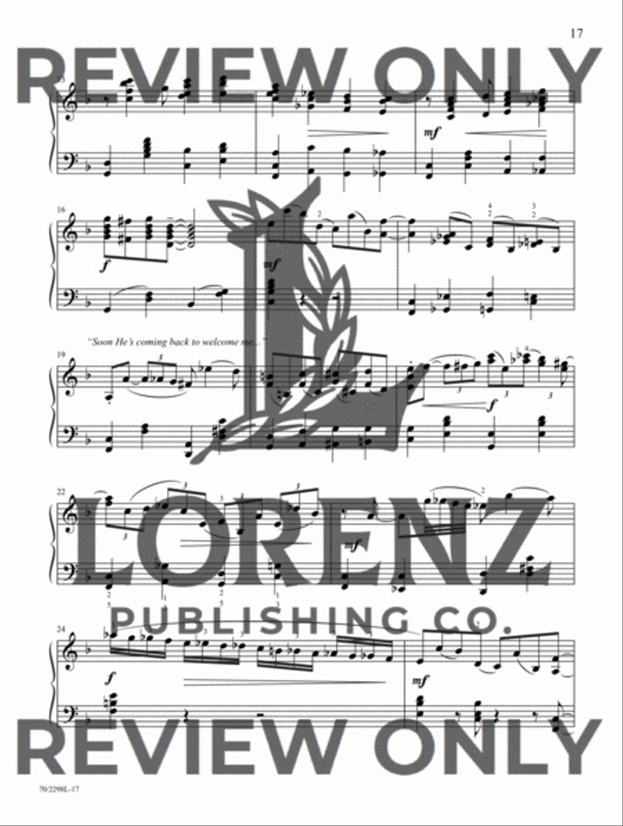 Artistry in Worship Artistry in Worship Piano Solo scores gallery preview page 10