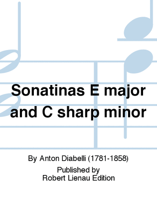 Book cover for Sonatinas E major and C-sharp minor