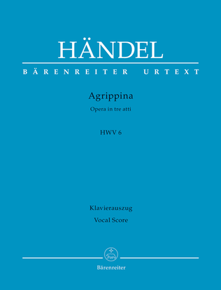 Book cover for Agrippina HWV 6