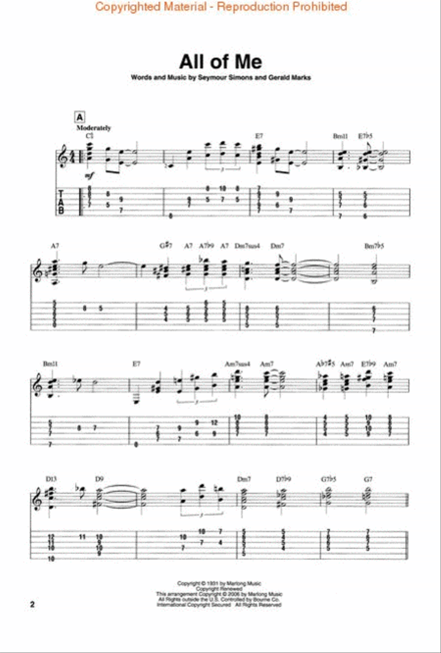 All-Time Standards Electric Guitar scores gallery preview page 2