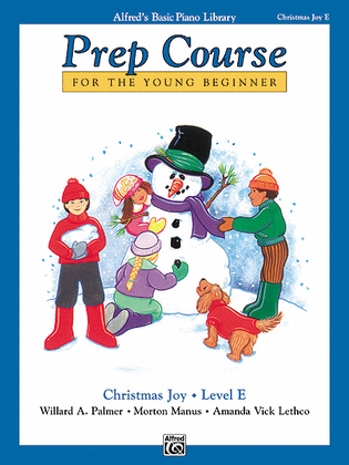 Book cover for Alfred's Basic Piano Prep Course Christmas Joy!, Book E