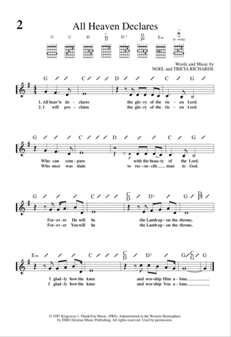 <br>Sheet music extract