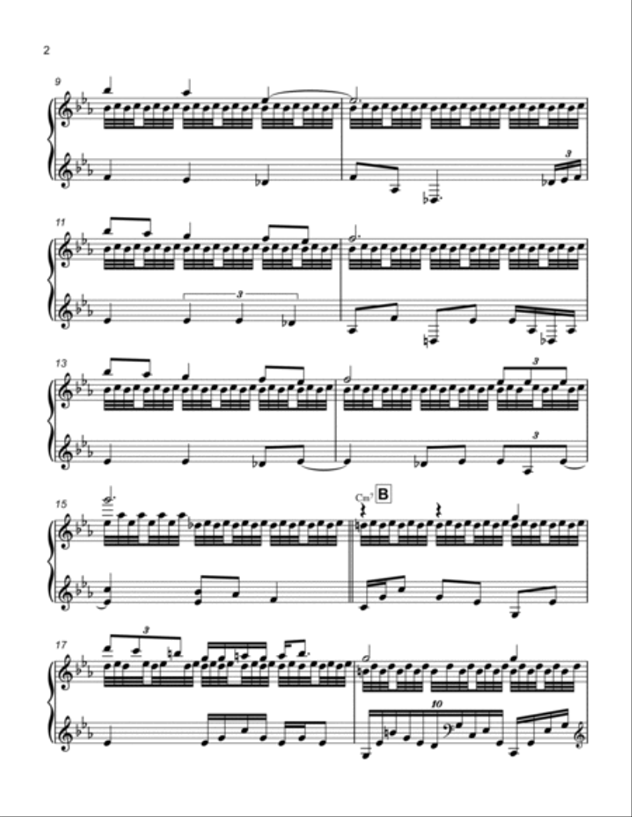 Winter Piano Solo scores gallery preview page 2