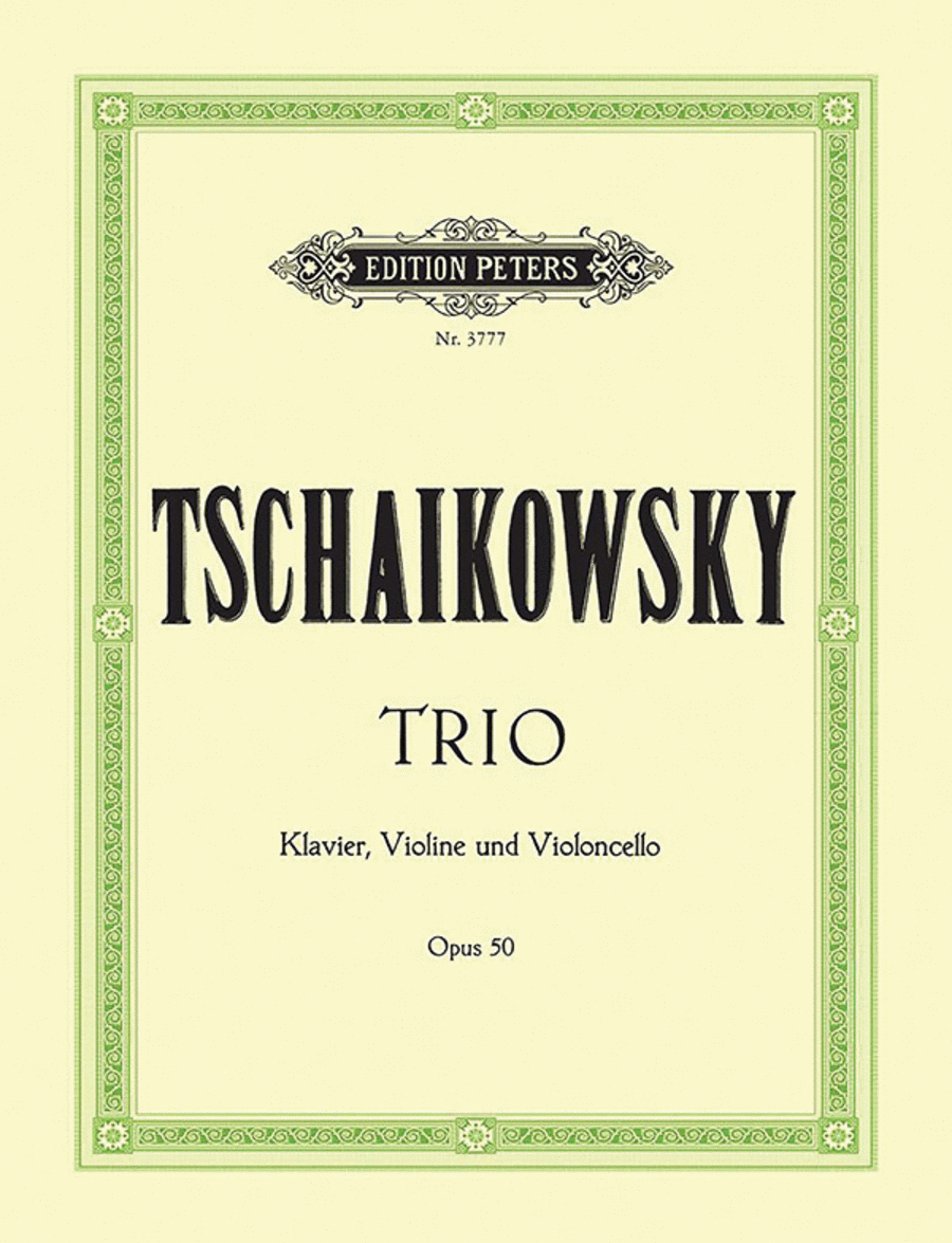 Piano Trio in A minor Op. 50 Piano Trio scores gallery preview page 1