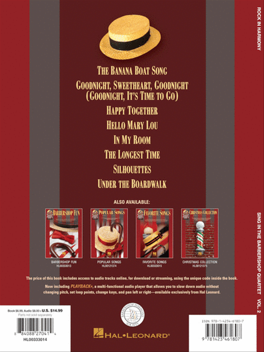 Rock in Harmony TTBB scores gallery preview page 5
