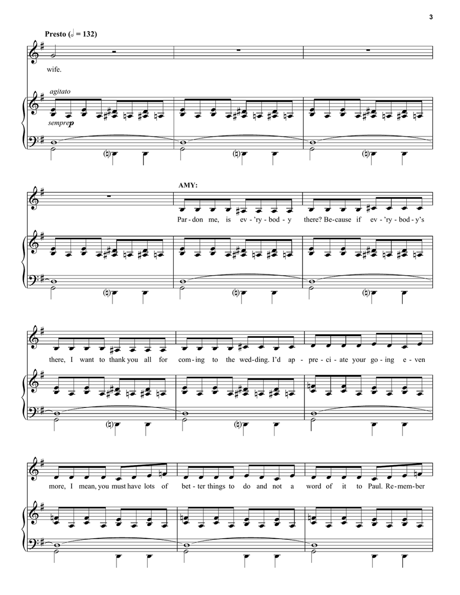 Getting Married Today (from Company) Guitar scores gallery preview page 3