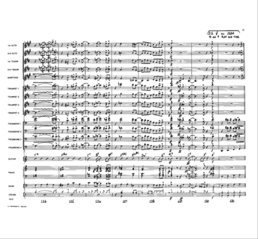 Sax-O-Rama Jazz Ensemble scores gallery preview page 17