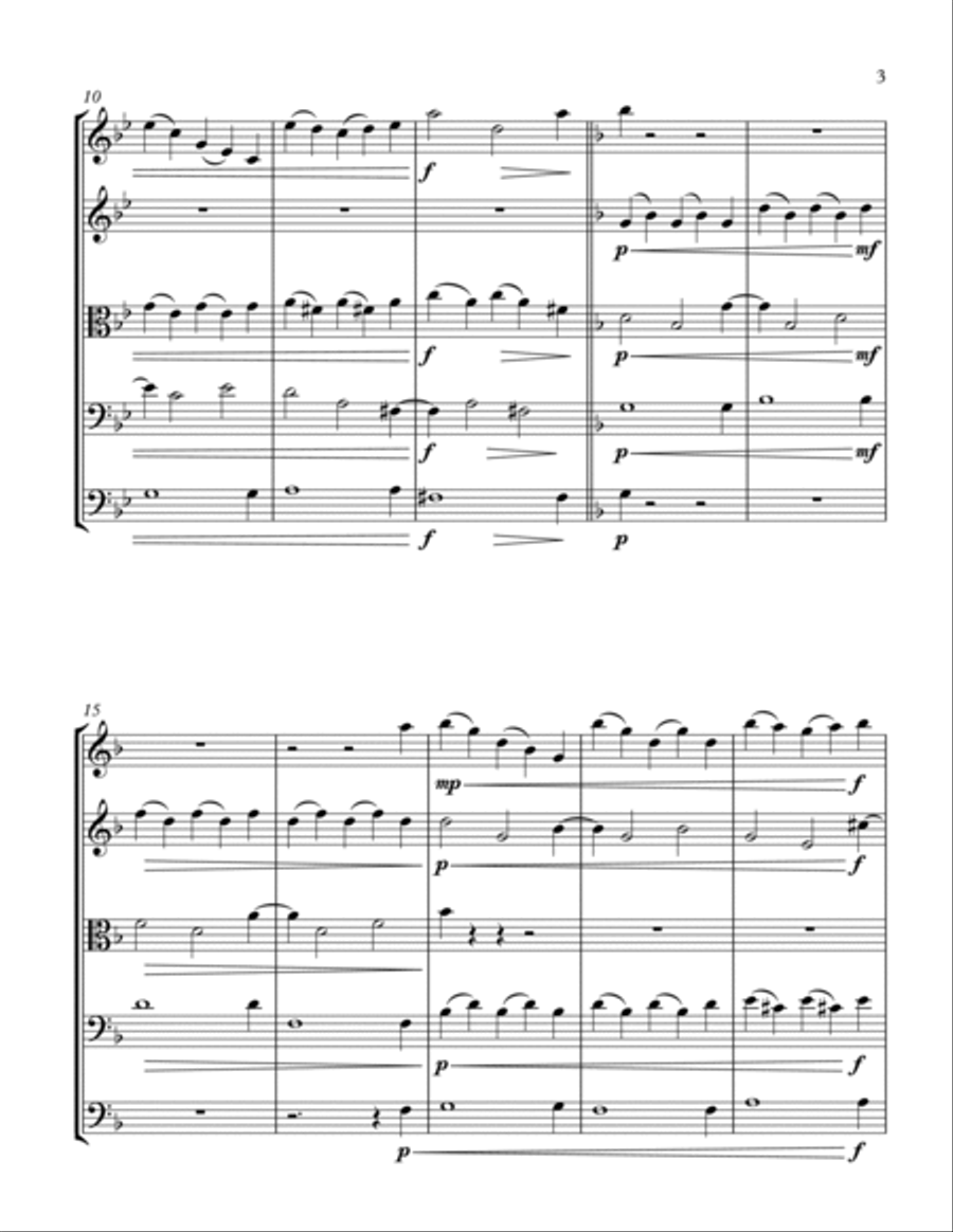 Finding The Path String Quintet scores gallery preview page 3