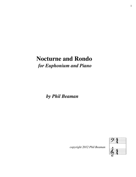 Nocturne and Rondo - Euphonium/Baritone Horn and Piano image number null