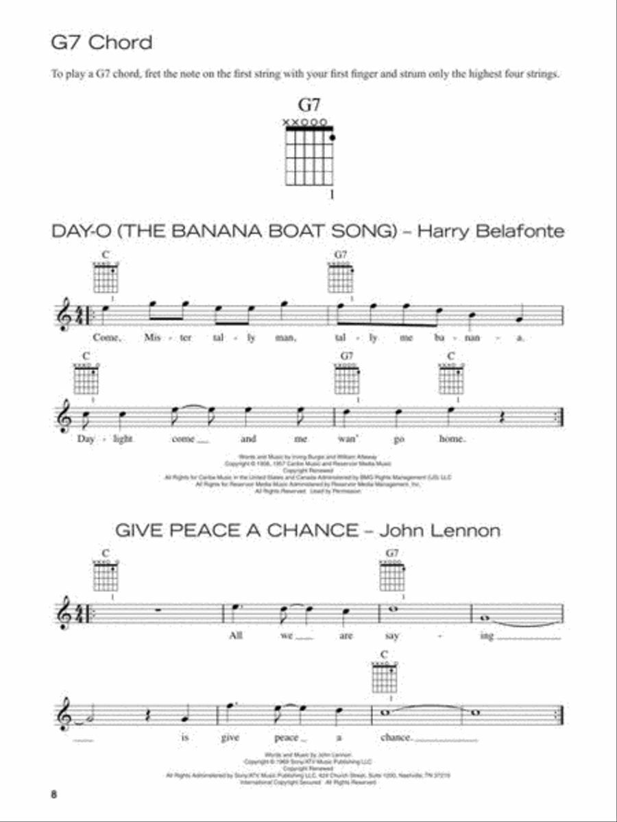 A Quick Guide to Guitar Chords Easy Guitar scores gallery preview page 8