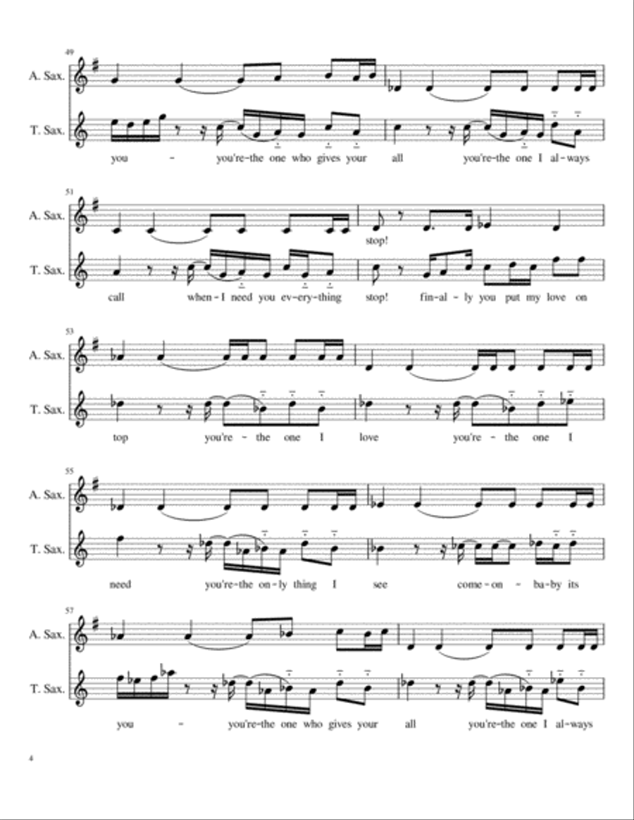 Love On Top Love On Top Small Ensemble scores gallery preview page 4