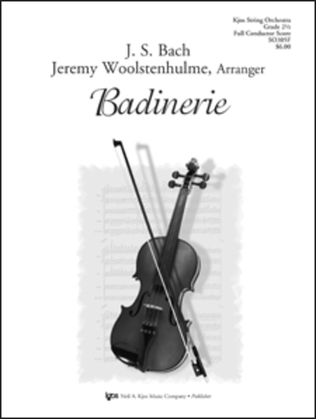 Book cover for Badinerie - Score