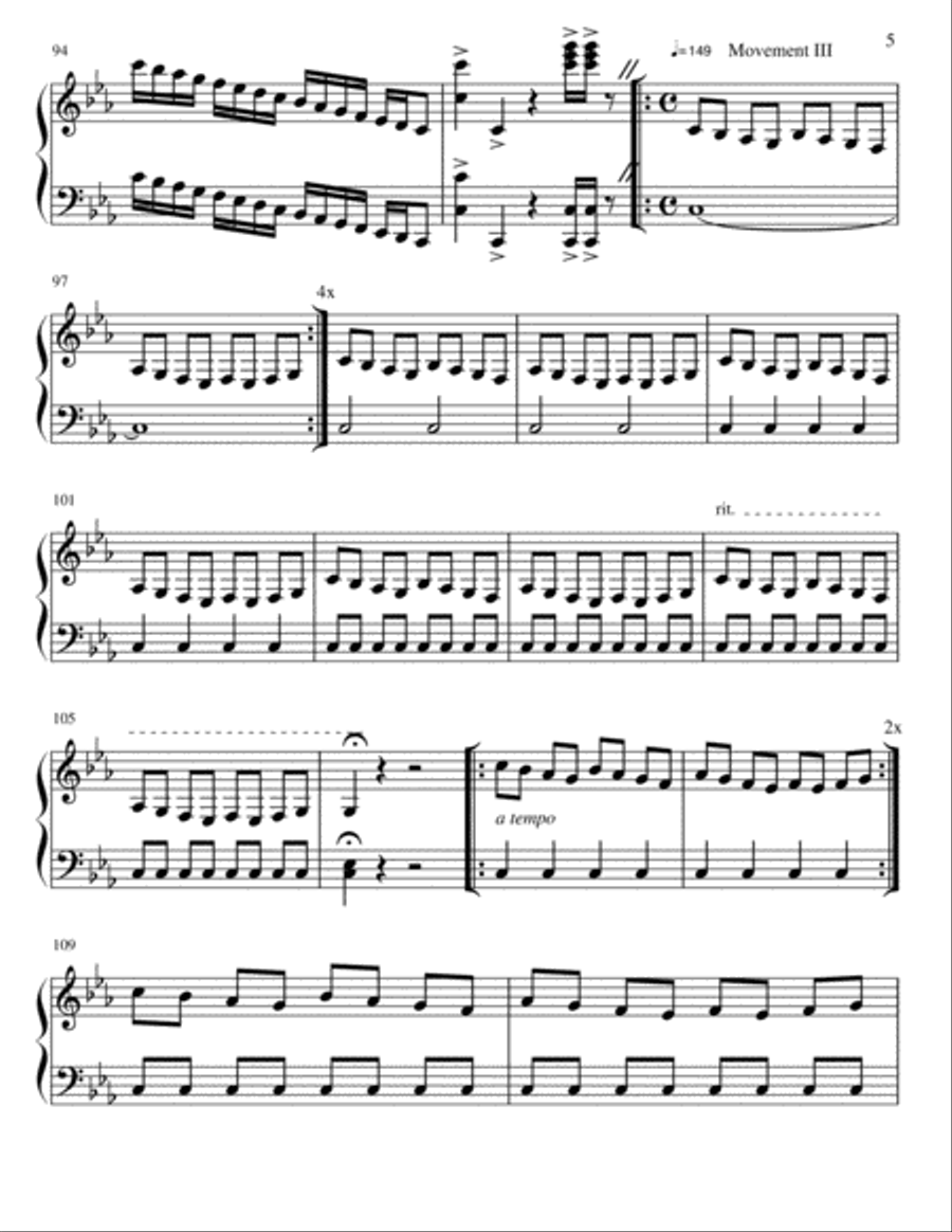Ember Tree Collection Piano Solo scores gallery preview page 5