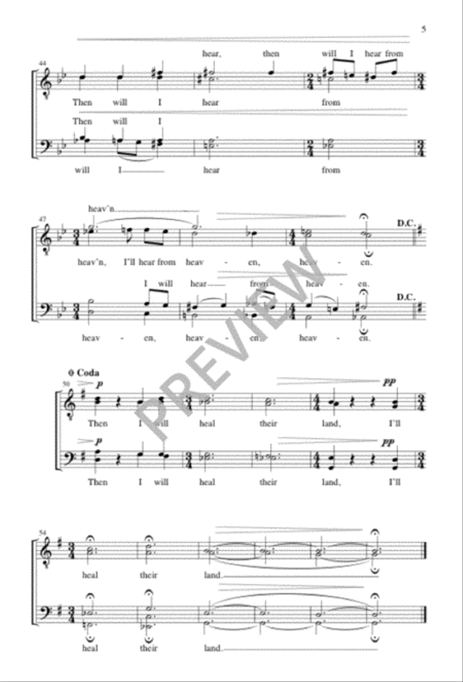 If My People - TTBB edition TTBB scores gallery preview page 5