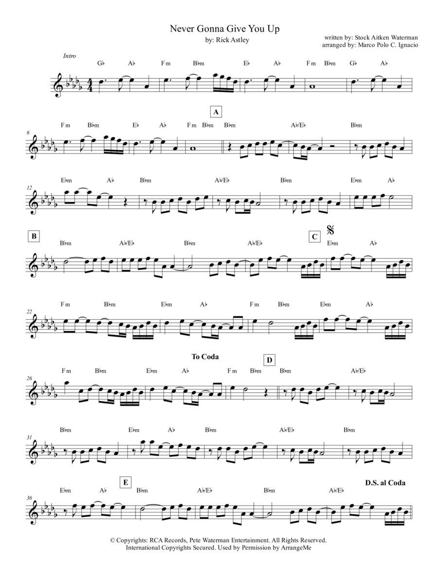 Never Gonna Give You Up