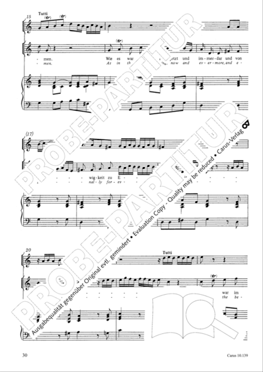 All my spirit exalts my Saviour (Meine Seele erhebt den Herren) Flute scores gallery preview page 31