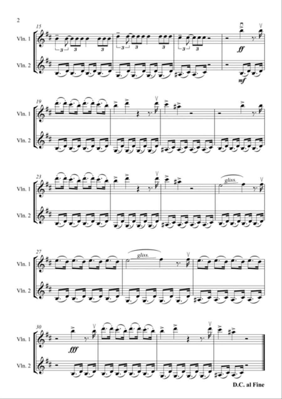 Believer Believer String Duet scores gallery preview page 2