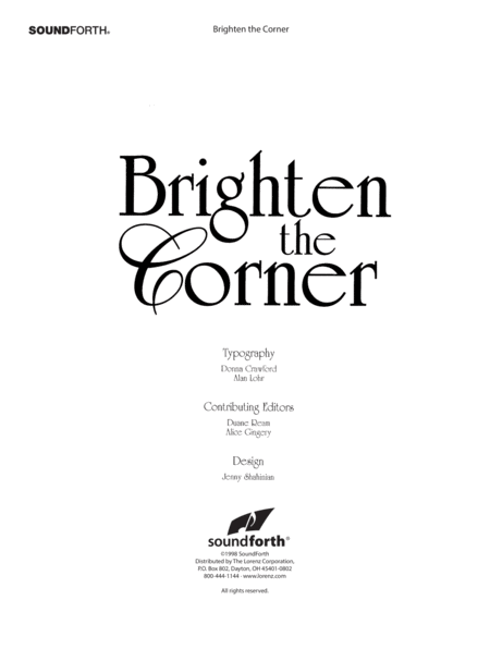 Brighten the Corner