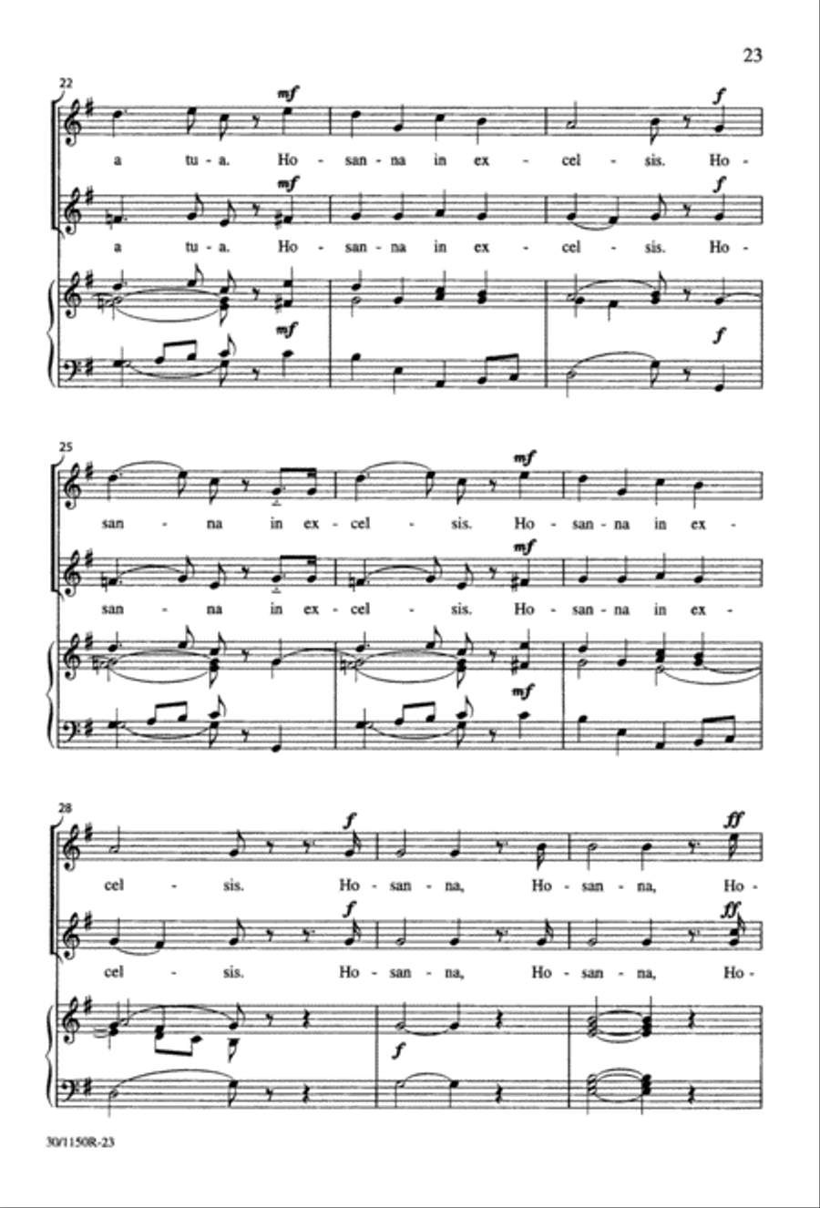 Messe Brève 2-Part scores gallery preview page 24