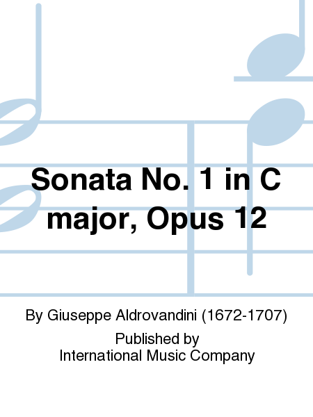 Sonata No. 1 In C Major, Opus 12