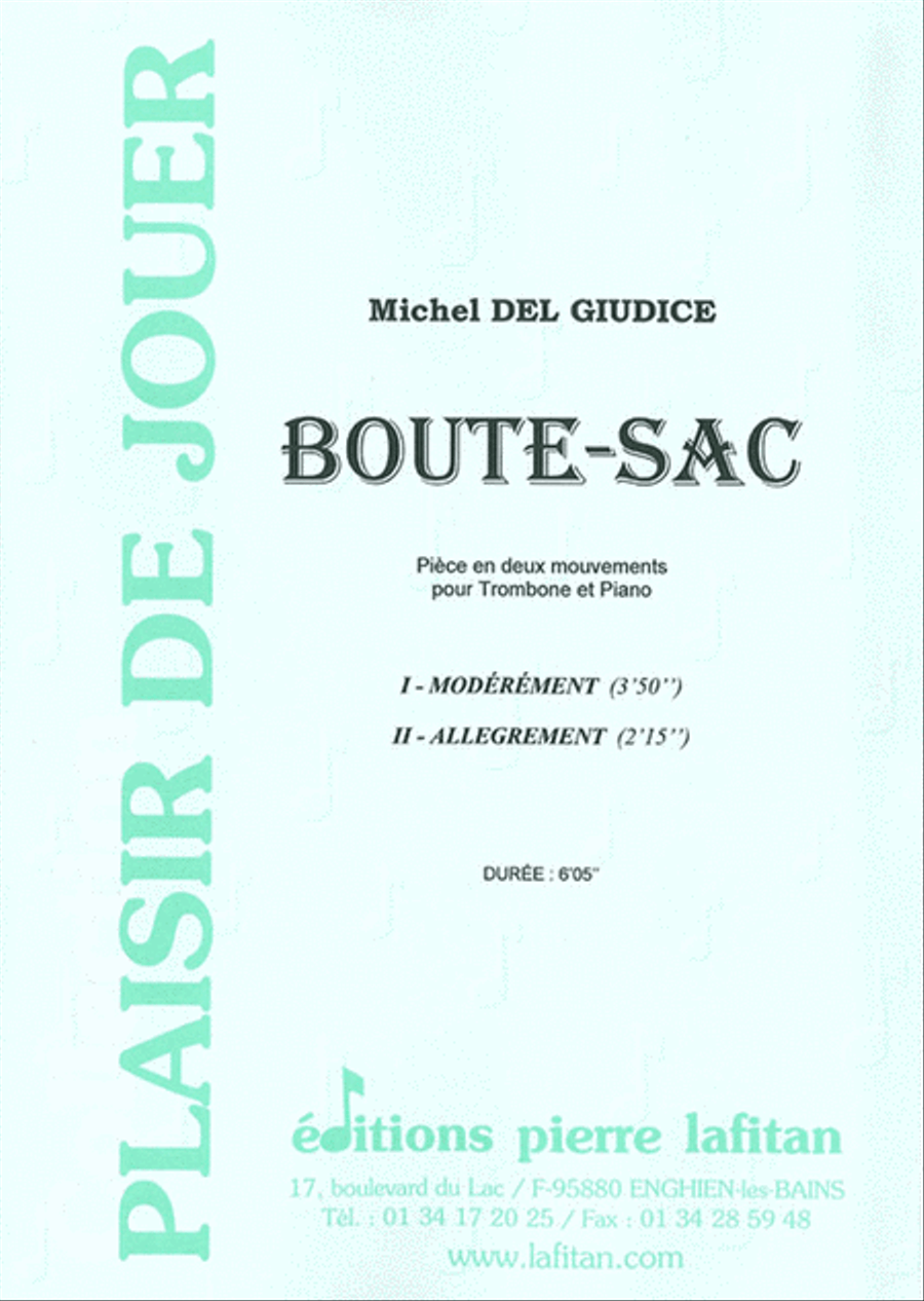 Boute-Sac Piano Accompaniment scores gallery preview page 1