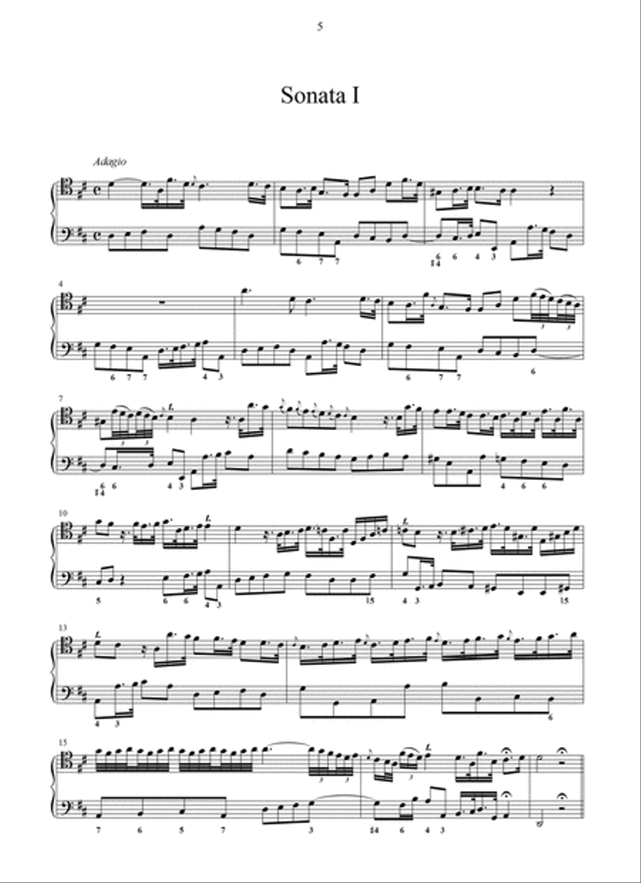 12 Sonate op.1 (Amsterdam, [1735 ca.]) Cello scores gallery preview page 2