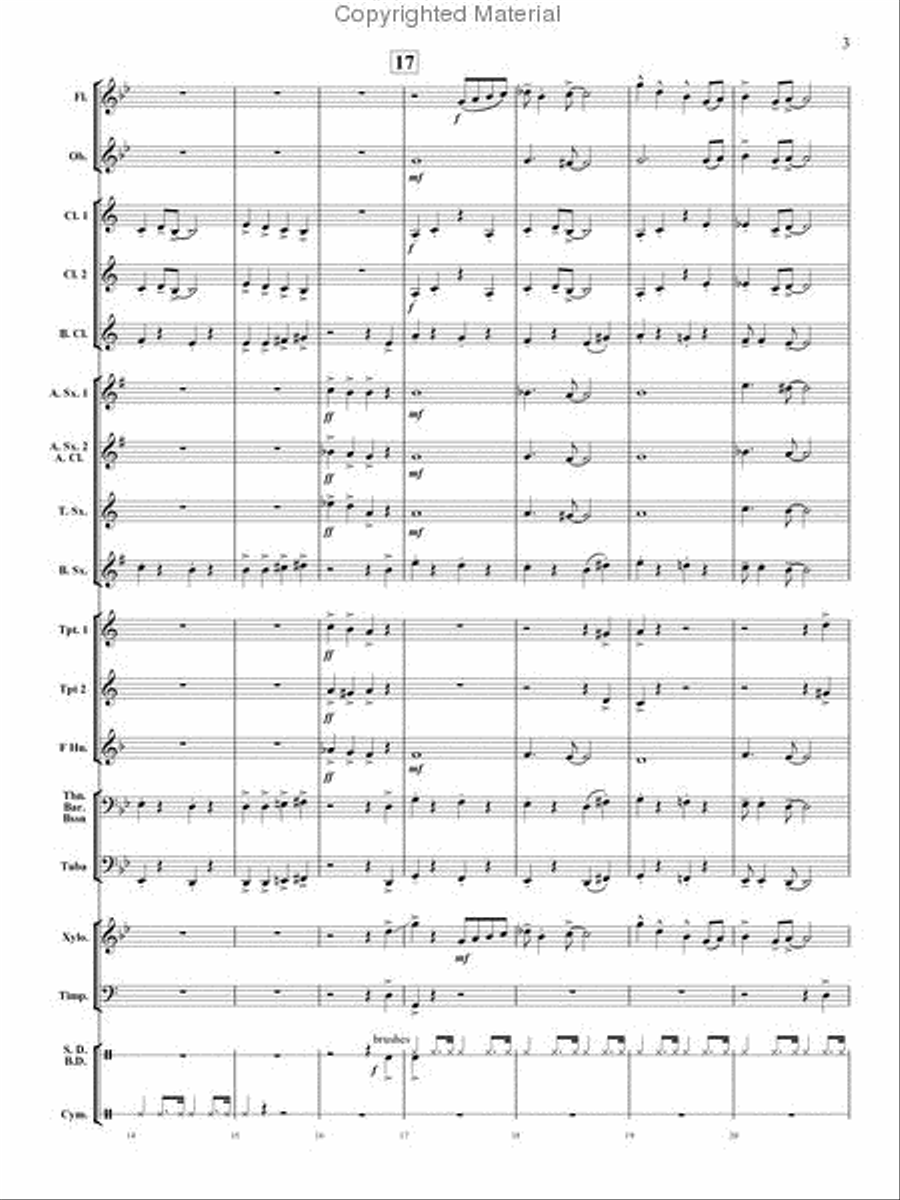 Jazzoo Concert Band - Sheet Music page 3