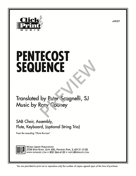 Pentecost Sequence
