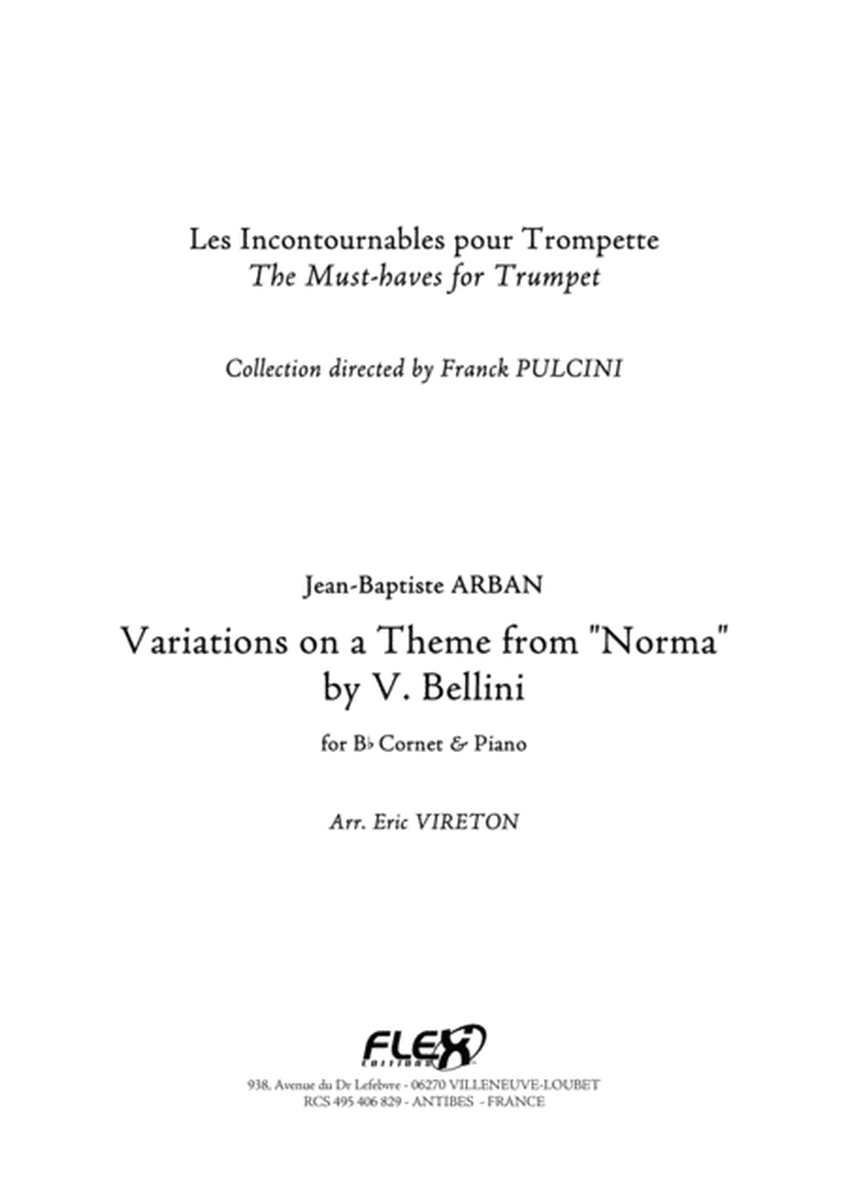 Variations on a Theme from "Norma" by V. Bellini image number null