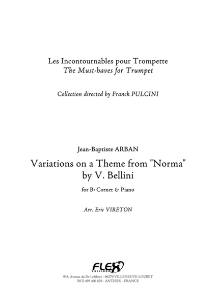 Variations on a Theme from "Norma" by V. Bellini image number null