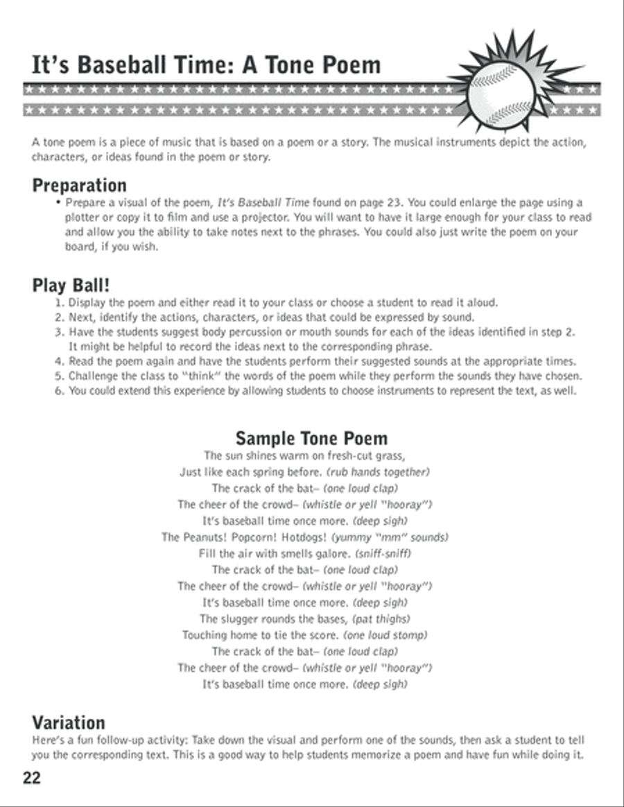 Play Ball! Unison Choir scores gallery preview page 23