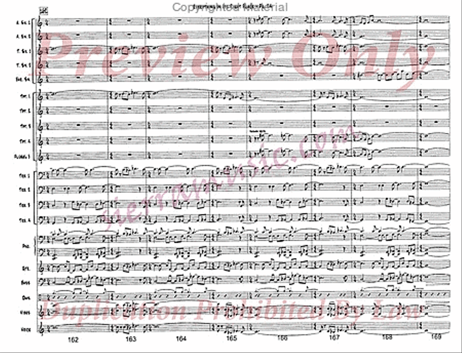 Everything In Its Right Place Jazz Ensemble scores gallery preview page 25
