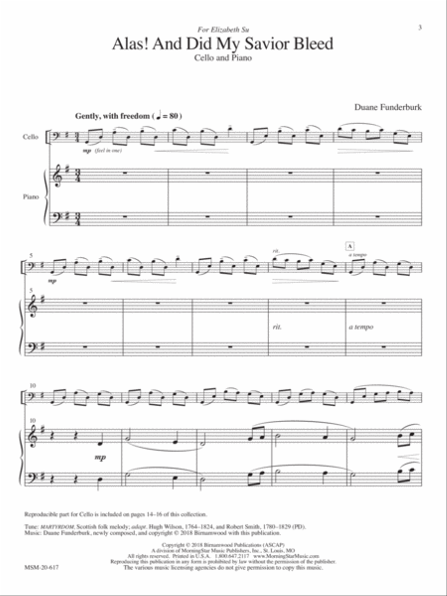 Two Pieces for Cello and Piano Piano Accompaniment scores gallery preview page 1