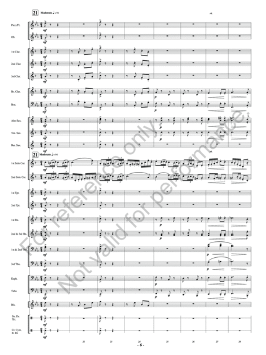 Side Partners Concert Band scores gallery preview page 7