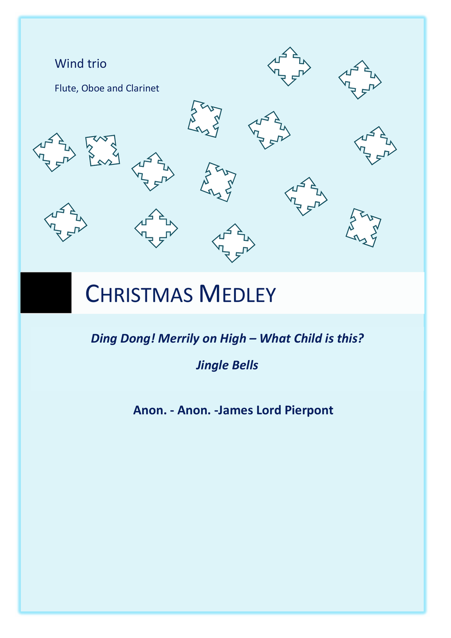 Christmas Medley Woodwind Trio scores gallery preview page 1