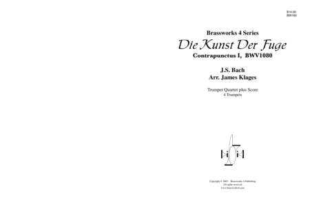 Die Kunst Der Fuge, Contrapunctus I, BWV1080