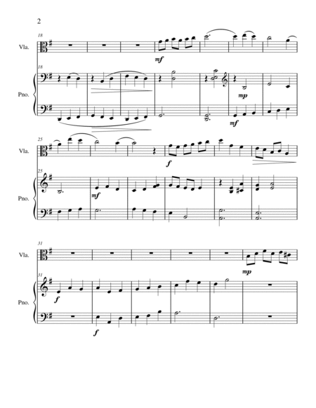 Dance of the Little Child for Viola and Piano image number null