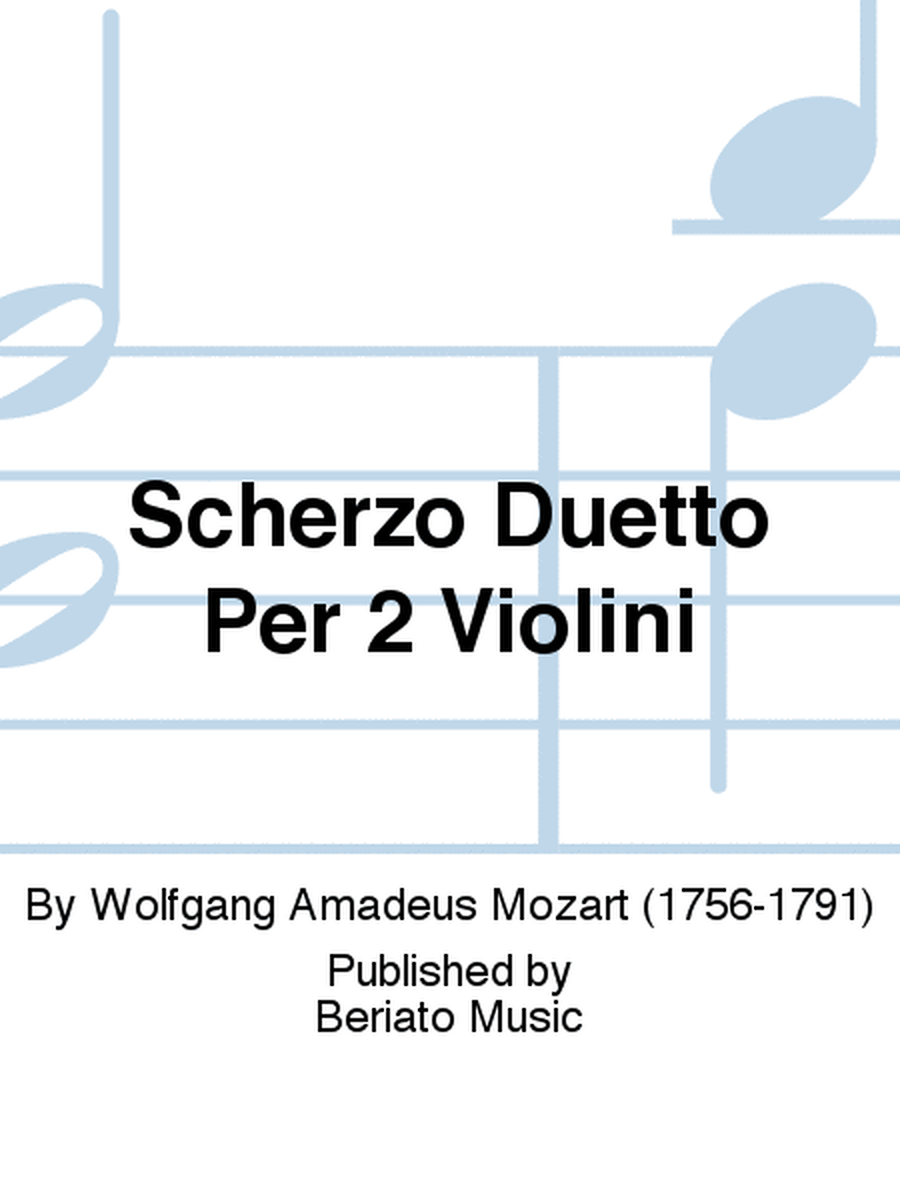 Scherzo Duetto Per 2 Violini