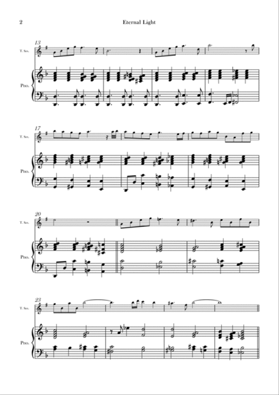 Eternal Light Chamber Music scores gallery preview page 2