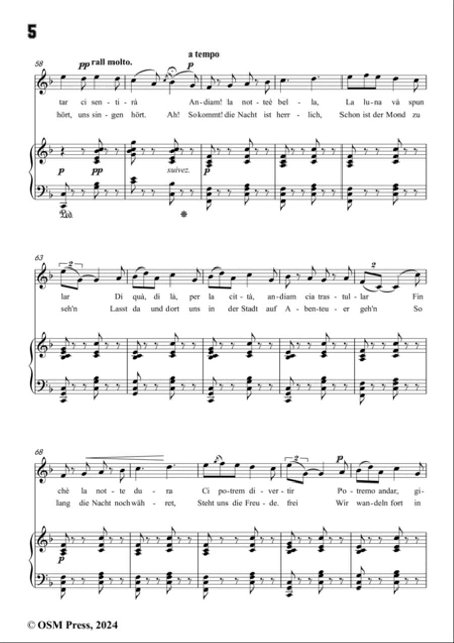 Paladilhe-Mandolinata( Souvenir de Rome),in F Major Voice scores gallery preview page 6