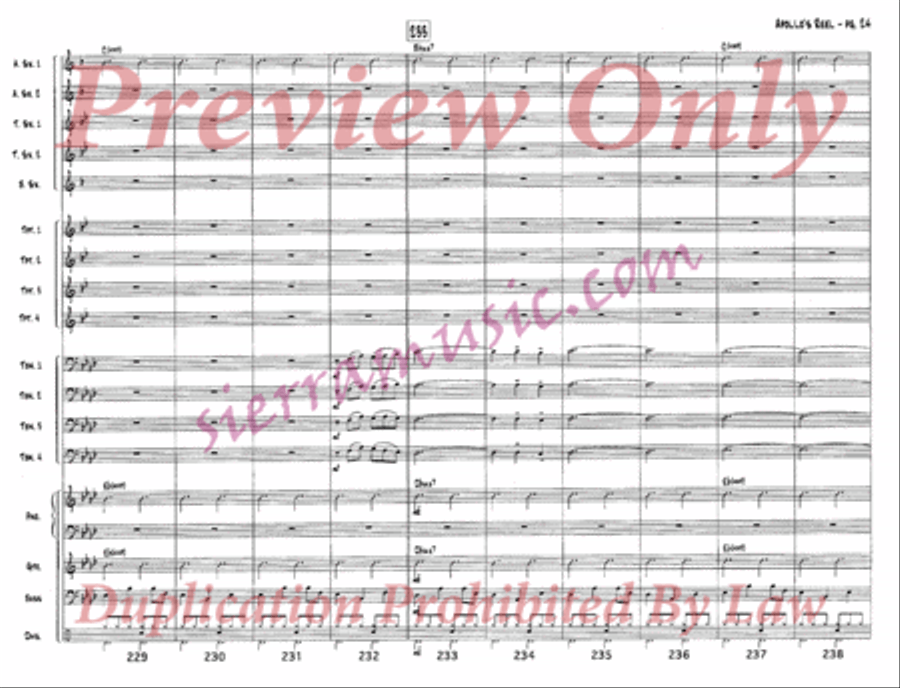 Apollo's Reel Jazz Ensemble scores gallery preview page 25