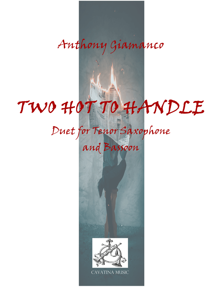Two Hot to Handle (duet for Tenor Sax and Bassoon) Woodwind Duet scores gallery preview page 1