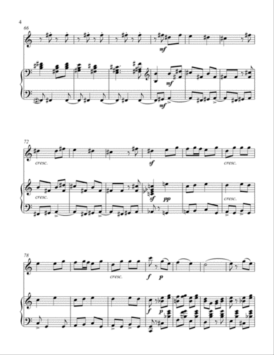 Dancing Chorus from 8 Russian Folksongs Choir scores gallery preview page 4